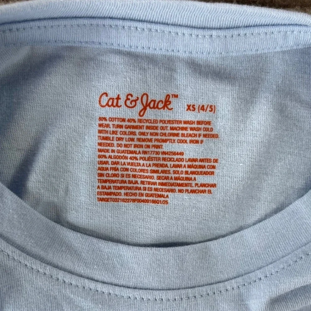 Girls‎ Cat & Jack Sz XS TShirt White Jean Shorts Bundle GIRLS NWT SZ XS 4/5